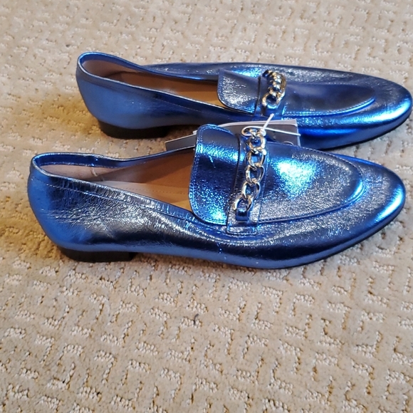 Blue metallic loafer - Picture 3 of 3